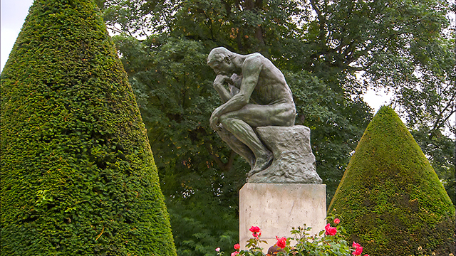 The Thinker (1904), Auguste Rodin, Musée Rodin, Paris, France.